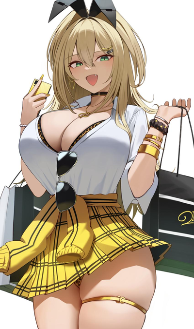Curious gyaru wants to know every little detail — Ao 