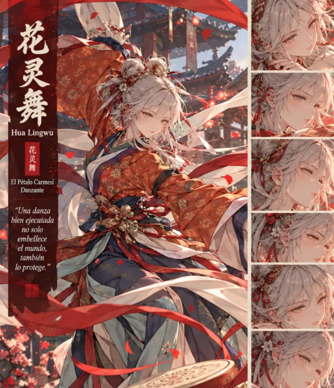 Hua Lingwu (花灵舞) | The Dancing Crimson Petal