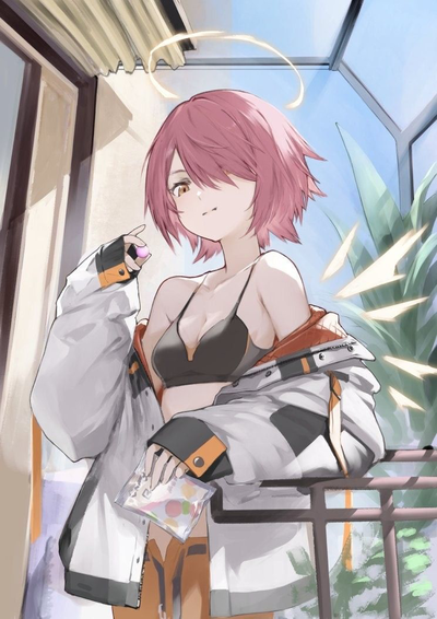 Exusiai Lazy morning - Arknights