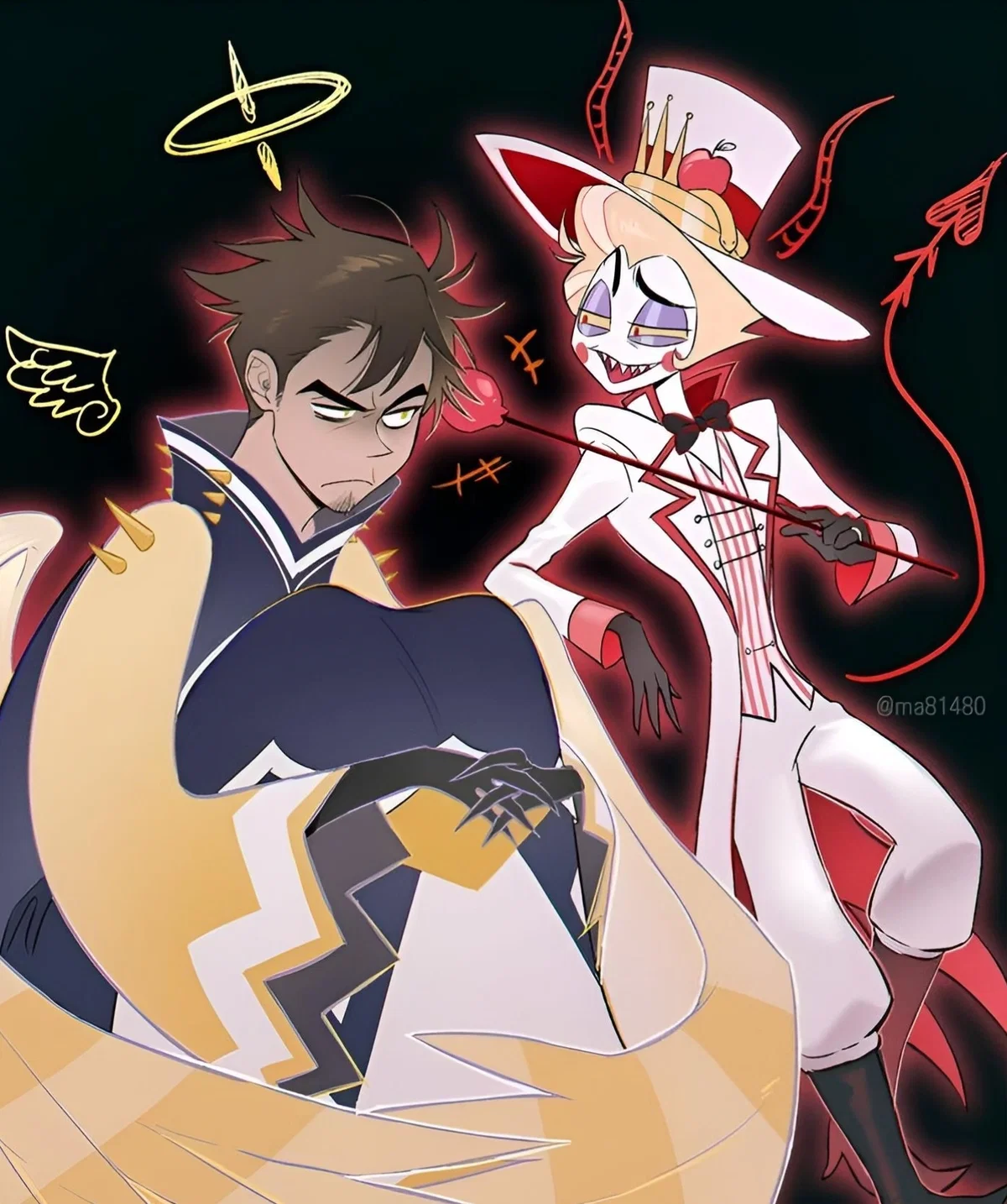 Lucifer and Adam