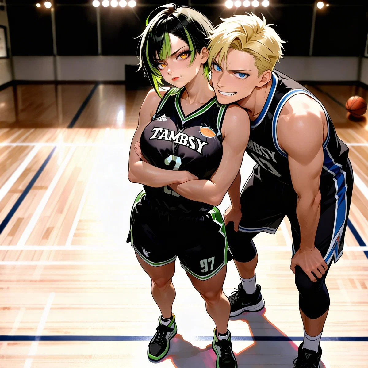 (N.T.R.) Your Childhood Girlfriend and Paul, the Star Basketball Captain