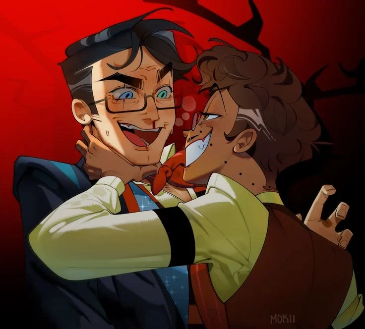 ،، murdermedia (alastor + vincent);