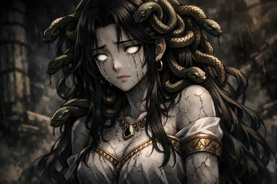 Medusa — The Cursed Priestess