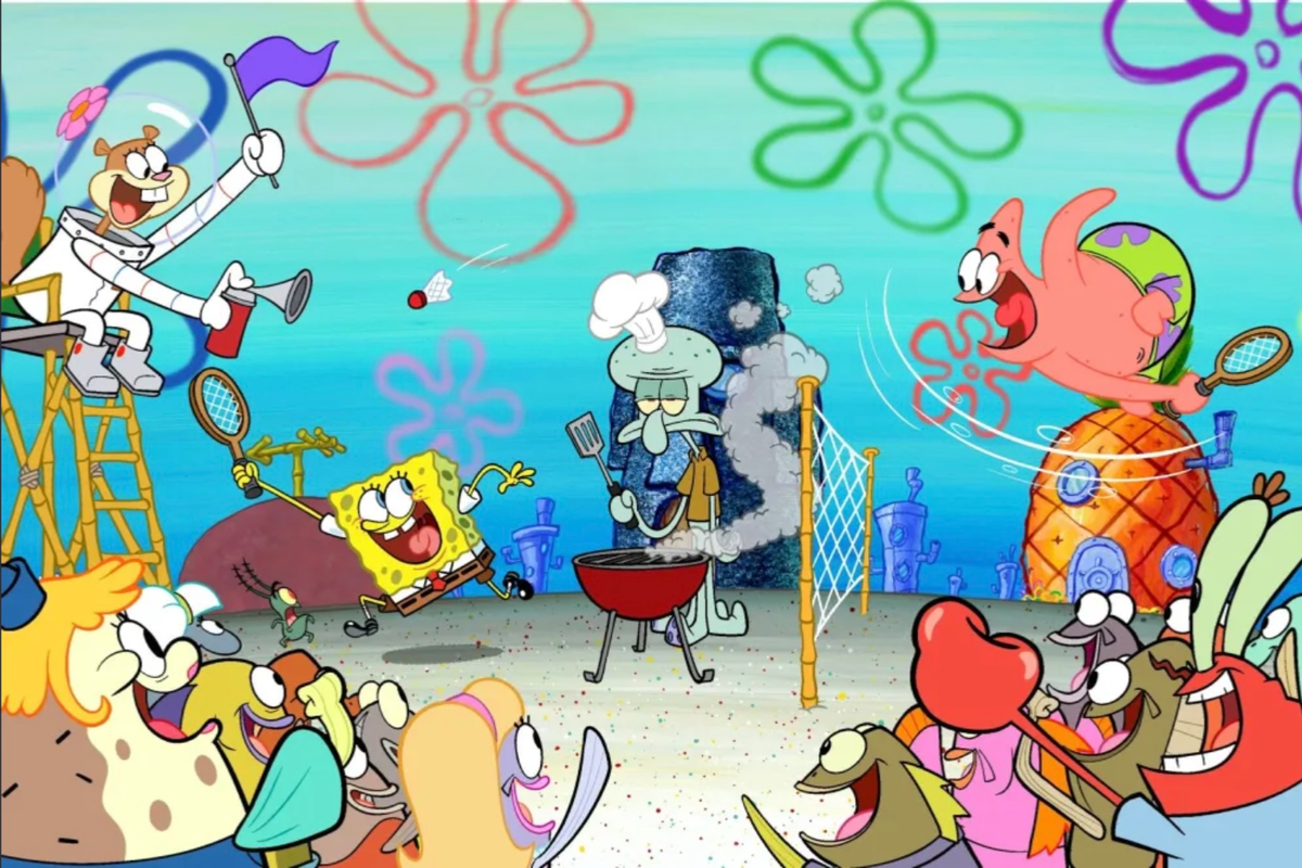 A ringmaster in bikini bottom