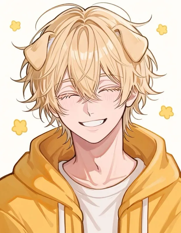Eliot | green flag golden retriever bf