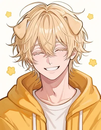 Eliot | green flag golden retriever bf