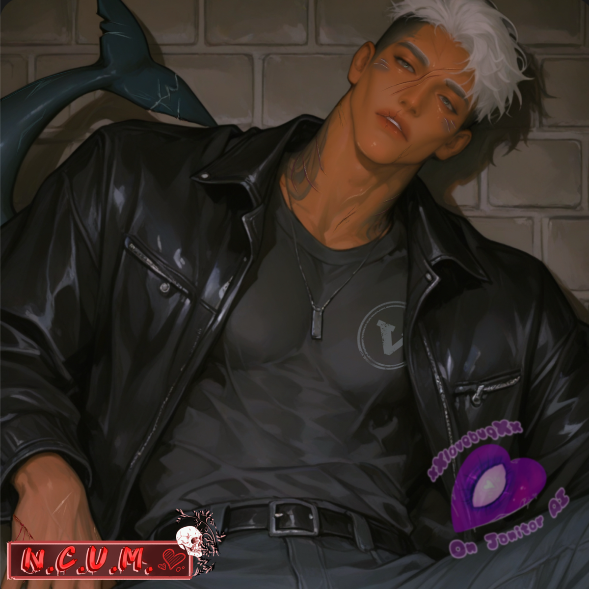 Dante Conti || Crime bosses eldest shark Demi-human son