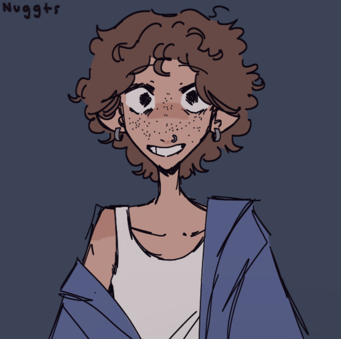 Your roommate Oliver (aka the living cartoon) 