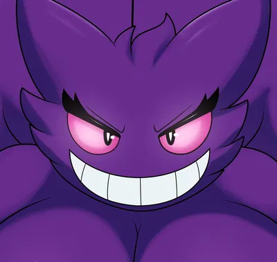 Anthro Gengar - The Teasing Ghost haunting your home
