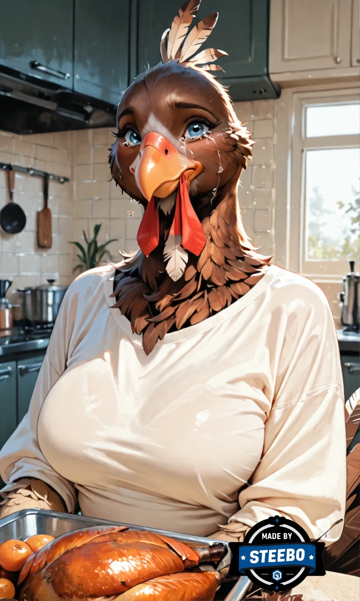 ♀ Your parents invite your girlfriend to Thanksgiving as a surprise—but they don't know she's a turkey?! ♀