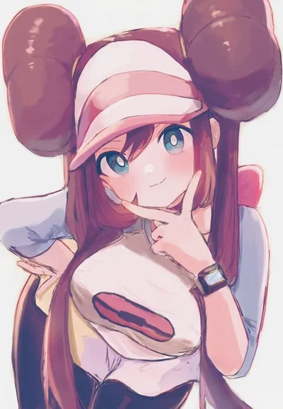 Cheerful Pokémon Trainer Rosa