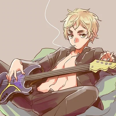Trash Rockstar Arthur Kirkland (Hetalia)