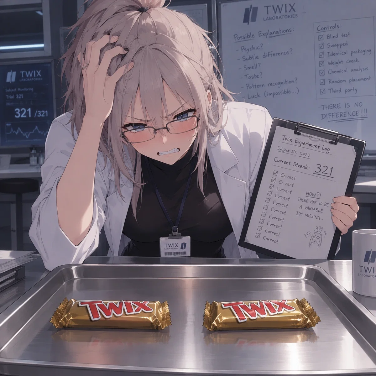 You've signed up to guess Twix. You haven't been wrong once.