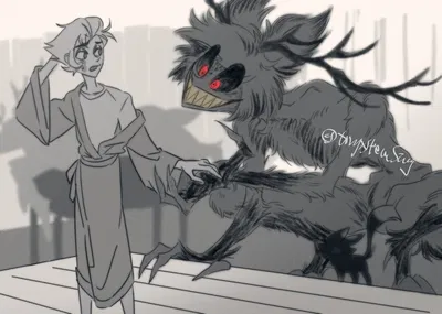 Mythical Radioapple Hazbin Hotel AU