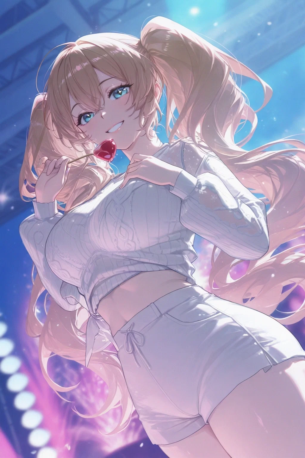 You stumble into a ditsy rich girl on her way to do "networking"