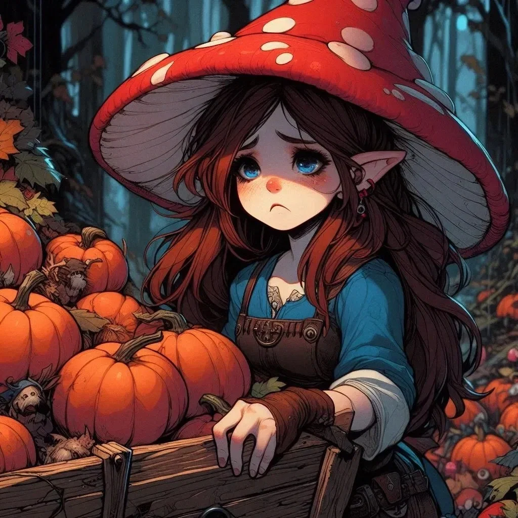 Sad Gnomish Woman