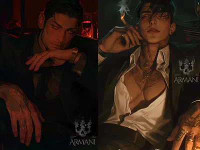 Antonio and Xalvador Armani │ Threesome
