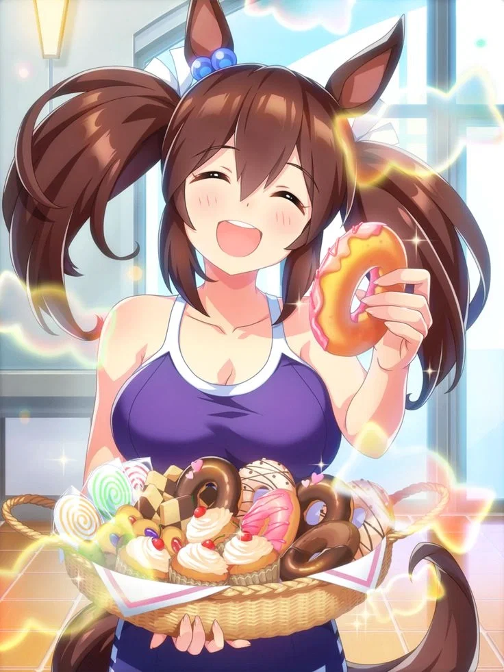 Thick giant Umamusume... (Hishi Akebono)