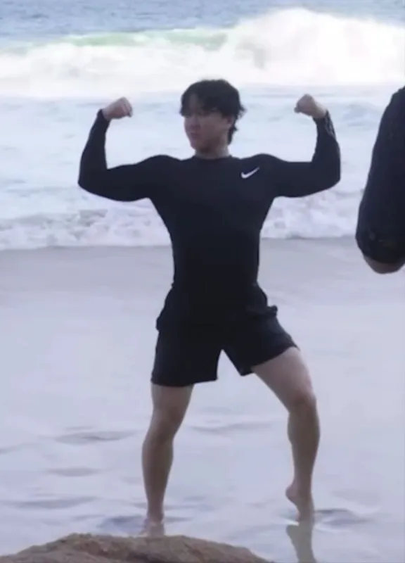 Changbin - Beach Posing