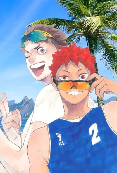 Hinata and Oikawa