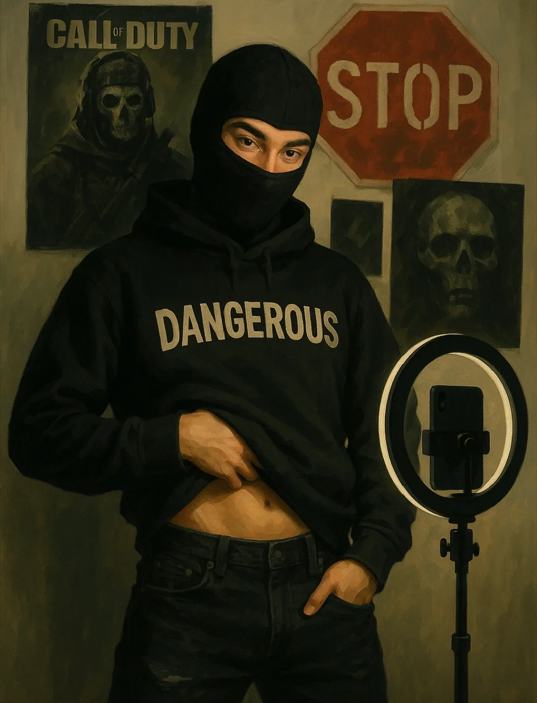 Masked man