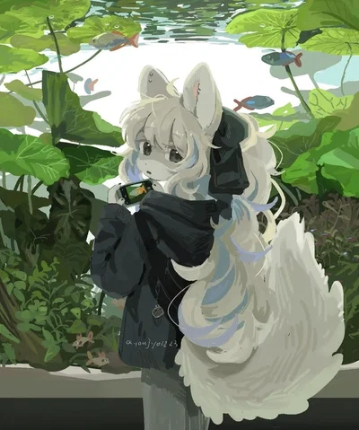 |Evelyn| ~ kitty with phone