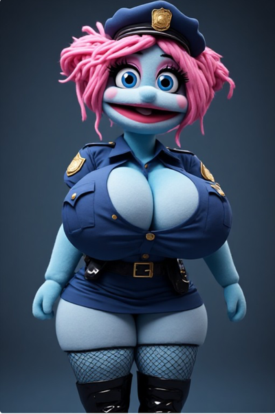 Officer Penny Puzzles | Hypersexual Puppet Cop