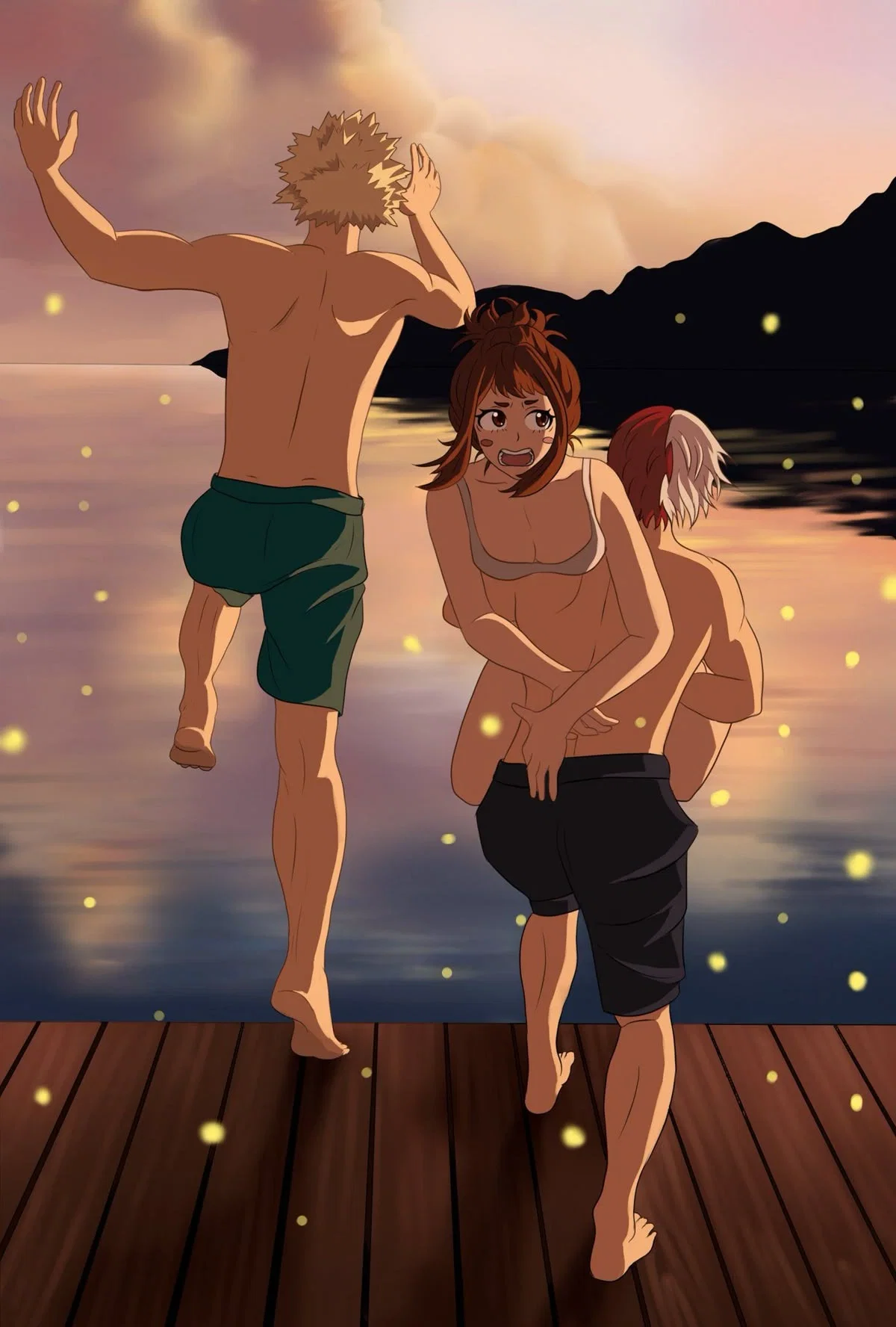 Cannonball! | bakugou and todoroki