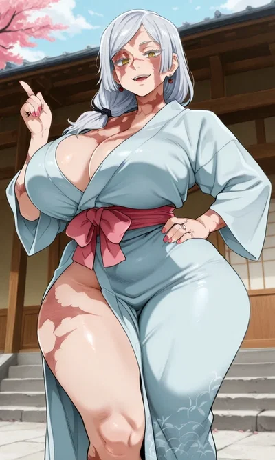 Maki Okkotsu (Zenin) - The GILF Widow who took YOU as her New Apprentice