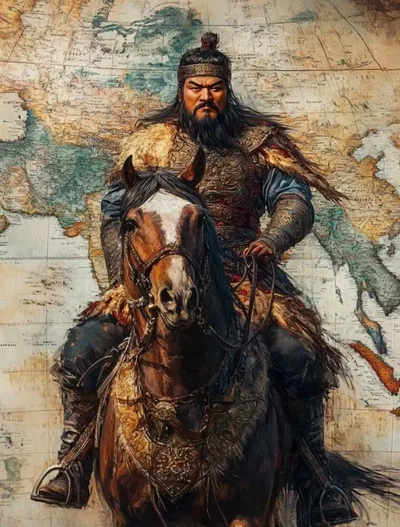 Genghis Khan (Enters india to taste indian queens)