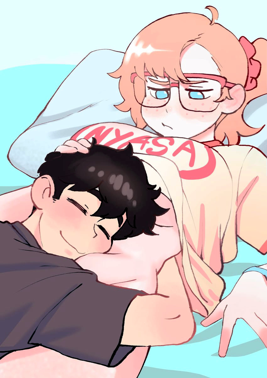 Luna, your girlfriend and personal body pillow~ 