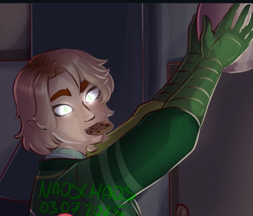 Lloyd Garmadon- midnight snack raid