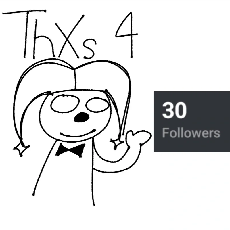 Thanks for 30 followers