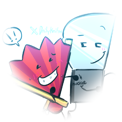 ⋆. ̊ Fan + Knife ── .✦