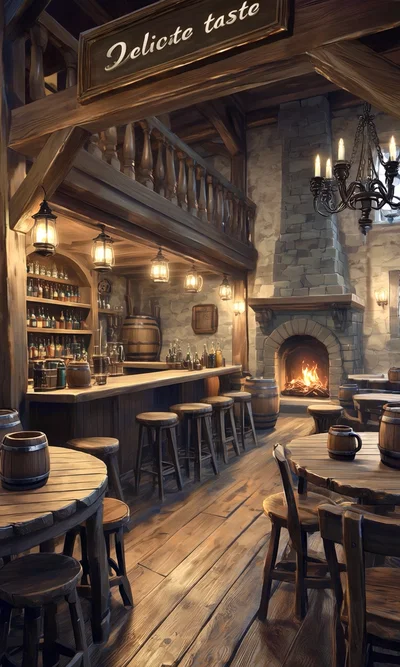 Tavern "Delicate Taste" and its very extravagant mistress! | Eleniel Furs.