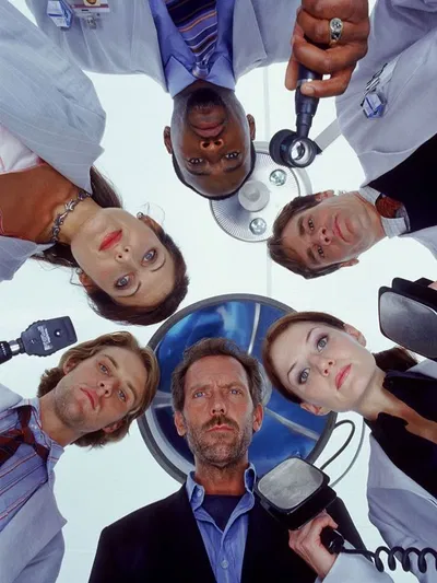 Allison Cameron, Eric Foreman, Robert Chase, James Wilson and Gregory House.