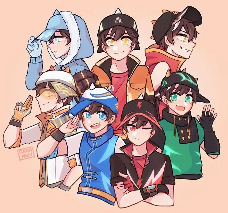 BoBoiBoy Elemental Family