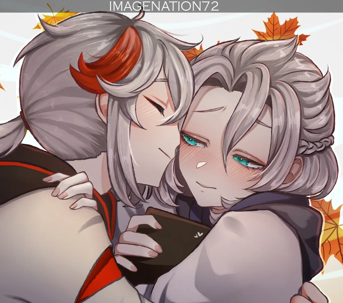 Kazuha and Albedo