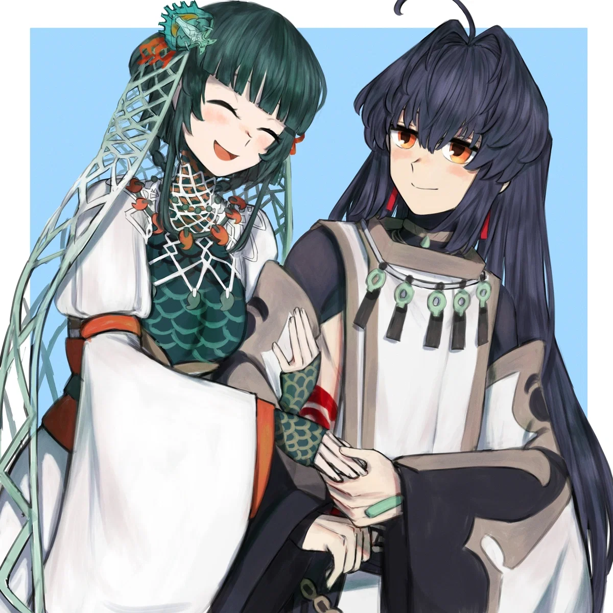 takeru and ototachibana-hime from fate samurai remnant 