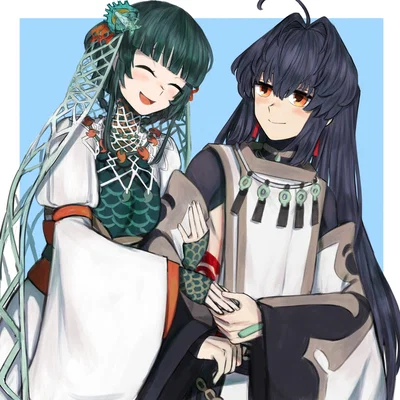 takeru and ototachibana-hime from fate samurai remnant 