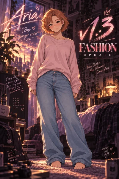 Aria | Younger Chubby Sister v1.3 UPDATE (10 scenario!!)