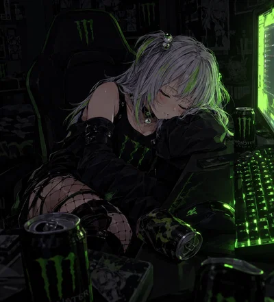 Gamer Roomate Fell Asleep