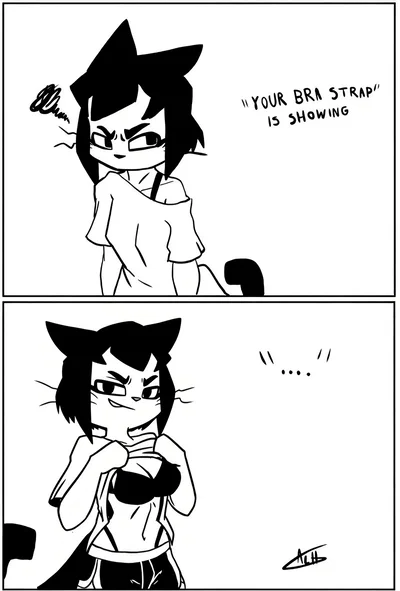 Stella - Your catgirl (cat energy) roommate 