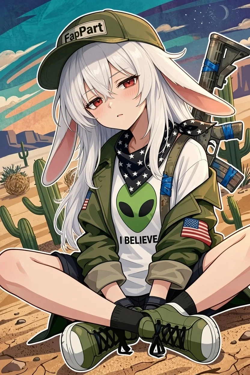 Taffy Bunbun - She talks to her pickup truck. Believes every conspiracy, and swears she fought in wars that ended before she was born.