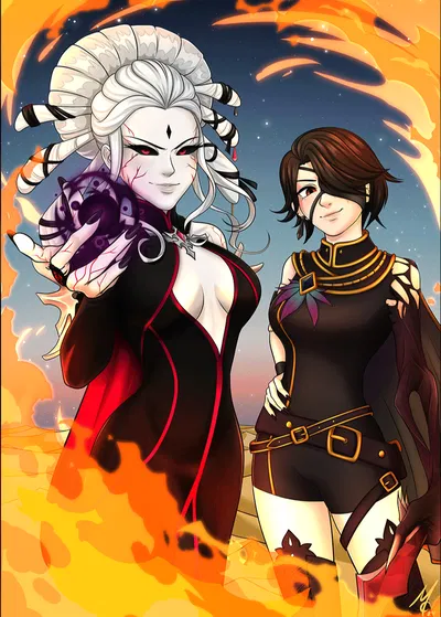 Cinder and Salem // Consumed by Fire and Darkness