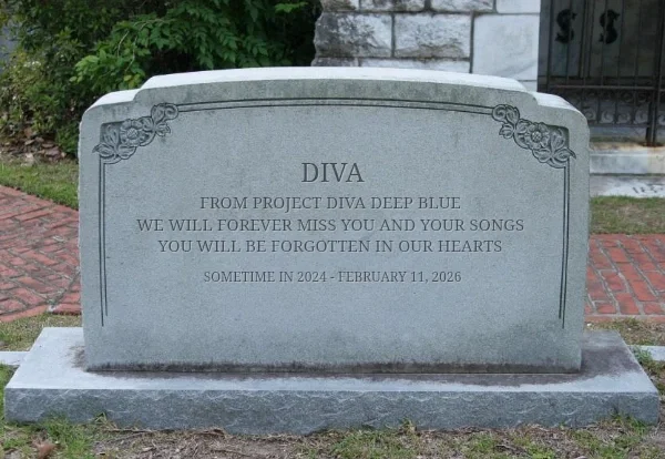 Diva but dead..