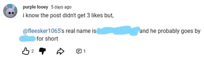 Guys my name was just doxxed...