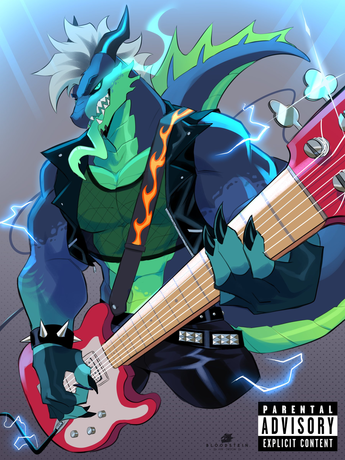 Kiko, the Rockstar Dragon