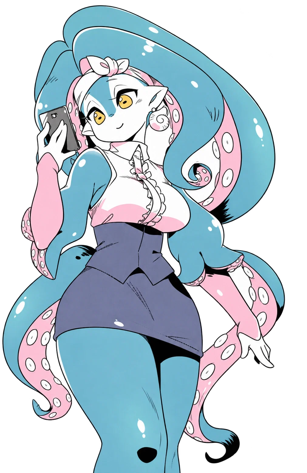 "I Matched With a Squid Girl on a Community Forum and Now She's Cooking Me Ink Stew?!" - ah title, I mean, yeah, bye.