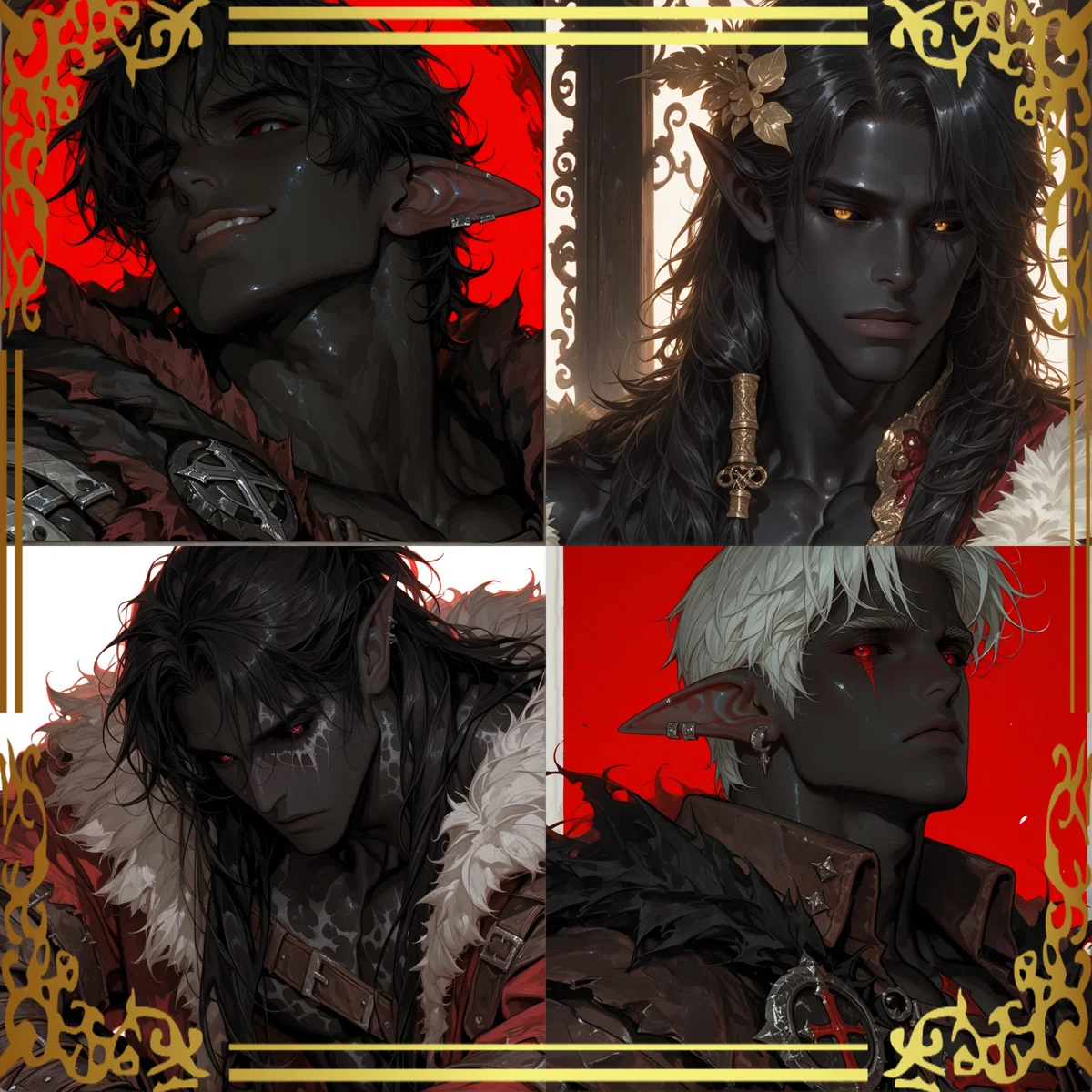 Mercenary group - Eryx, Lucien, Rook, Vain